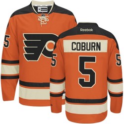Reebok Philadelphia Flyers 5 Braydon Coburn New Third Jersey - Orange Authentic