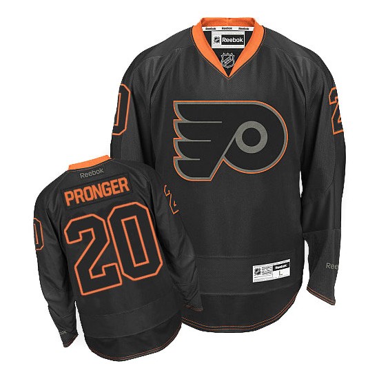 Reebok Philadelphia Flyers 20 Chris Pronger Jersey - Black Ice Premier
