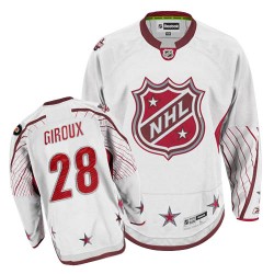 Reebok Philadelphia Flyers 28 Claude Giroux 2011 All Star Jersey - White Authentic