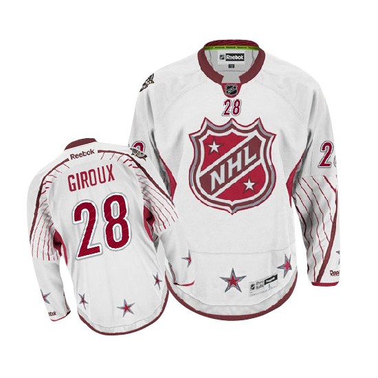 Reebok Philadelphia Flyers 28 Claude Giroux 2012 All Star Jersey - White Authentic