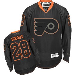 Reebok Philadelphia Flyers 28 Claude Giroux Jersey - Black Ice Authentic
