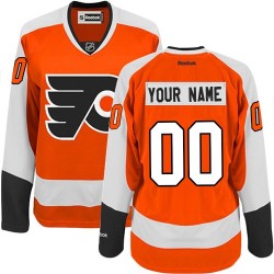 Reebok Philadelphia Flyers Women's Customized Authentic Orange Home Jersey