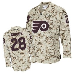 Reebok Philadelphia Flyers 28 Claude Giroux Jersey - Camouflage Authentic