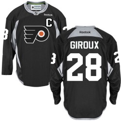 Reebok Philadelphia Flyers 28 Claude Giroux Practice Jersey - Black Authentic