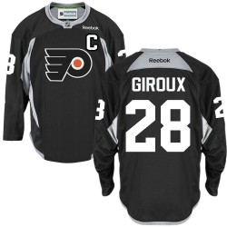 Reebok Philadelphia Flyers 28 Claude Giroux Practice Jersey - Black Premier