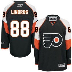 Reebok Philadelphia Flyers 88 Eric Lindros Third Jersey - Black Authentic