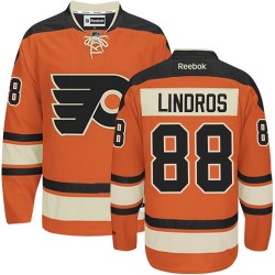 Reebok Philadelphia Flyers 88 Eric Lindros New Third Jersey - Orange Authentic