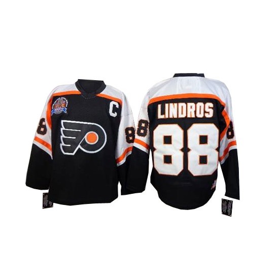CCM Philadelphia Flyers 88 Eric Lindros Throwback Jersey - Black Authentic