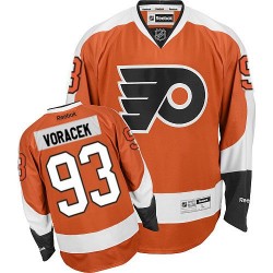 Reebok Philadelphia Flyers 93 Jakub Voracek Home Jersey - Orange Authentic