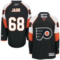 Reebok Philadelphia Flyers 68 Jaromir Jagr Third Jersey - Black Authentic