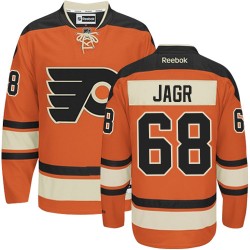 Youth Reebok Philadelphia Flyers 68 Jaromir Jagr New Third Jersey - Orange Authentic