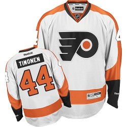 Reebok Philadelphia Flyers 44 Kimmo Timonen Away Jersey - White Authentic