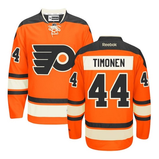 Reebok Philadelphia Flyers 44 Kimmo Timonen New Third Jersey - Orange Authentic