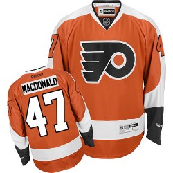 Reebok Philadelphia Flyers 47 Andrew MacDonald Home Jersey - Orange Authentic