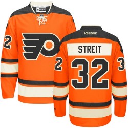 Reebok Philadelphia Flyers 32 Mark Streit New Third Jersey - Orange Authentic