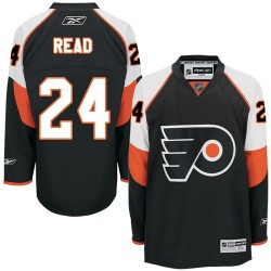 Reebok Philadelphia Flyers 24 Matt Read Third Jersey - Black Authentic