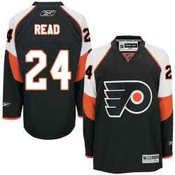 Reebok Philadelphia Flyers 24 Matt Read Third Jersey - Black Premier
