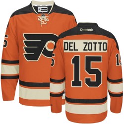 Reebok Philadelphia Flyers 15 Michael Del Zotto New Third Jersey - Orange Authentic