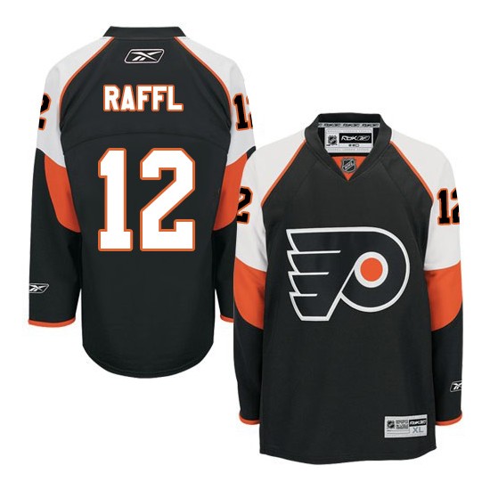 Reebok Philadelphia Flyers 12 Michael Raffl Third Jersey - Black Authentic