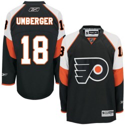 Reebok Philadelphia Flyers 18 R. J. Umberger Third Jersey - Black Authentic