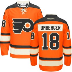 Reebok Philadelphia Flyers 18 R. J. Umberger New Third Jersey - Orange Authentic