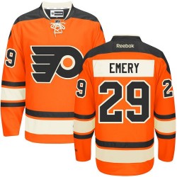 Reebok Philadelphia Flyers 29 Ray Emery New Third Jersey - Orange Premier