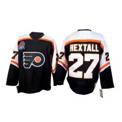 CCM Philadelphia Flyers 27 Ron Hextall Throwback Jersey - Black Authentic