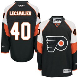 Reebok Philadelphia Flyers 40 Vincent Lecavalier Third Jersey - Black Authentic