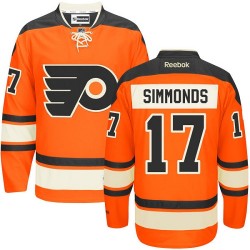 Reebok Philadelphia Flyers 17 Wayne Simmonds New Third Jersey - Orange Authentic