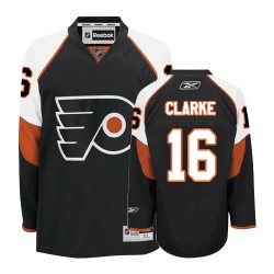 Women's Reebok Philadelphia Flyers 16 Bobby Clarke Third Jersey - Black Authentic