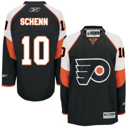 Reebok Philadelphia Flyers 10 Brayden Schenn Third Jersey - Black Authentic