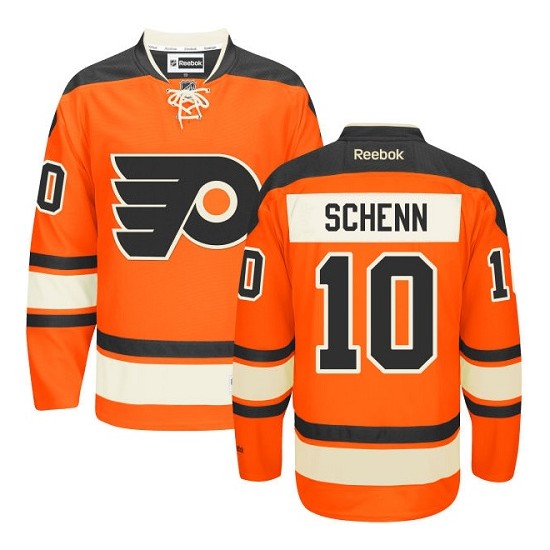 Reebok Philadelphia Flyers 10 Brayden Schenn New Third Jersey - Orange Premier