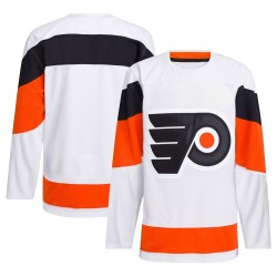 Adidas Philadelphia Flyers Blank ＃ 2024 Stadium Series Primegreen Jersey - White Authentic