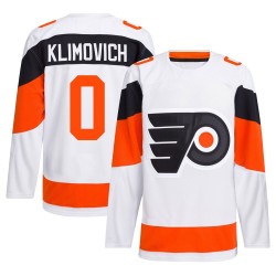 Adidas Philadelphia Flyers Danila Klimovich 2024 Stadium Series Primegreen Jersey - White Authentic