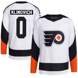 Adidas Philadelphia Flyers Danila Klimovich Reverse Retro 2.0 Jersey - White Authentic