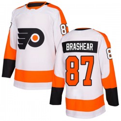 Adidas Philadelphia Flyers Donald Brashear Jersey - White Authentic
