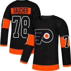 Adidas Philadelphia Flyers Jacob Gaucher Alternate Jersey - Black Authentic