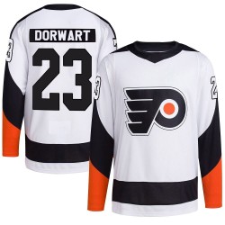 Adidas Philadelphia Flyers Karsen Dorwart Reverse Retro 2.0 Jersey - White Authentic