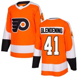 Adidas Philadelphia Flyers Luke Glendening Home Jersey - Orange Authentic