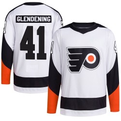 Adidas Philadelphia Flyers Luke Glendening Reverse Retro 2.0 Jersey - White Authentic