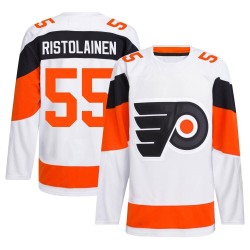 Adidas Philadelphia Flyers Rasmus Ristolainen 2024 Stadium Series Primegreen Jersey - White Authentic