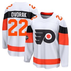 Fanatics Branded Philadelphia Flyers Christian Dvorak 2024 Stadium Series Jersey - White Breakaway