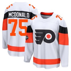 Fanatics Branded Philadelphia Flyers Hunter McDonald 2024 Stadium Series Jersey - White Breakaway