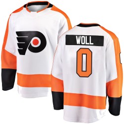 Fanatics Branded Philadelphia Flyers Joseph Woll Away Jersey - White Breakaway