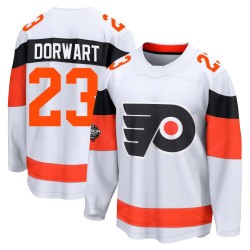 Fanatics Branded Philadelphia Flyers Karsen Dorwart 2024 Stadium Series Jersey - White Breakaway
