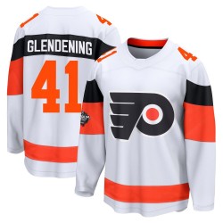Fanatics Branded Philadelphia Flyers Luke Glendening 2024 Stadium Series Jersey - White Breakaway