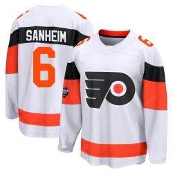 Fanatics Branded Philadelphia Flyers Travis Sanheim 2024 Stadium Series Jersey - White Breakaway