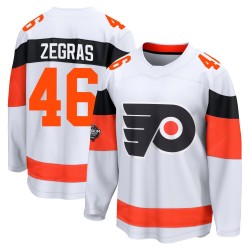 Fanatics Branded Philadelphia Flyers Trevor Zegras 2024 Stadium Series Jersey - White Breakaway