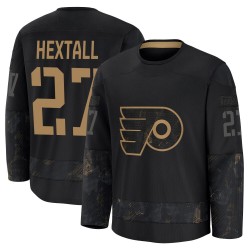 Fanatics Philadelphia Flyers Ron Hextall 2024 Military Appreciation Practice Jersey - Black Premium
