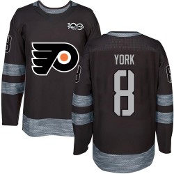 Philadelphia Flyers Cam York 1917-2017 100th Anniversary Jersey - Black Authentic